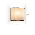 Crème Linen Wall Light