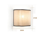 Crème Linen Wall Light