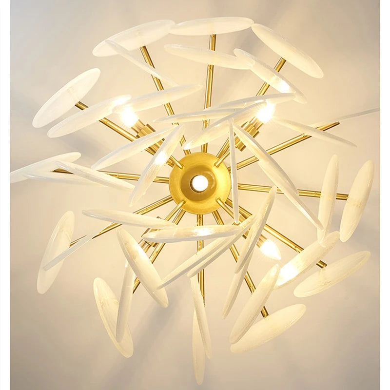 Luxe Glass Branch Chandelier