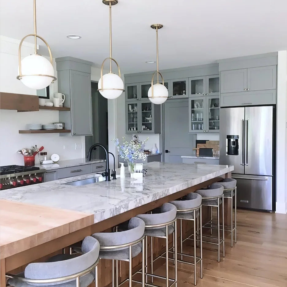 Opal Globe Ceiling Light