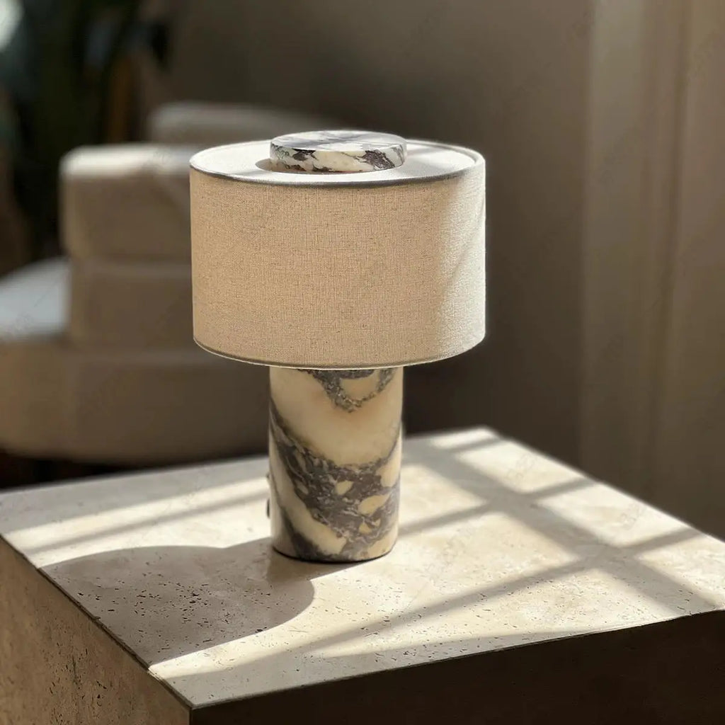 Tactile Marble Table Lamp