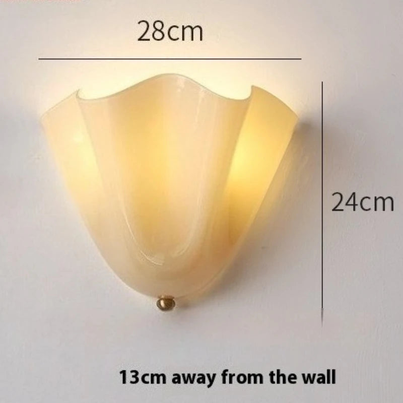 Coquille Glass Wall Sconce