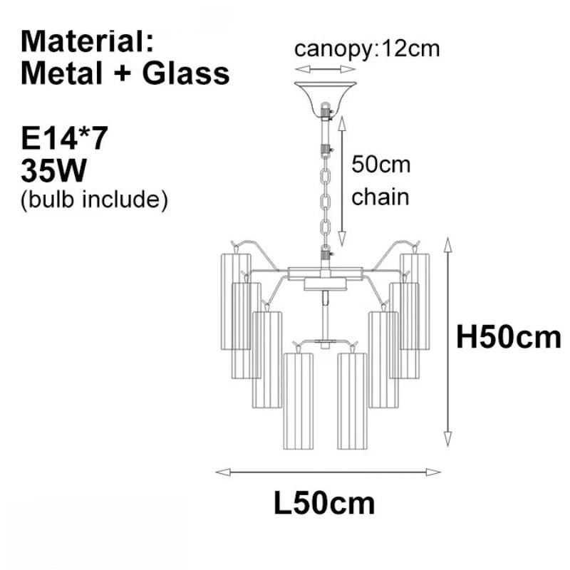 Venezia Glass Chandelier