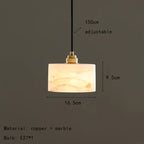 Milano Marble & Copper Pendant