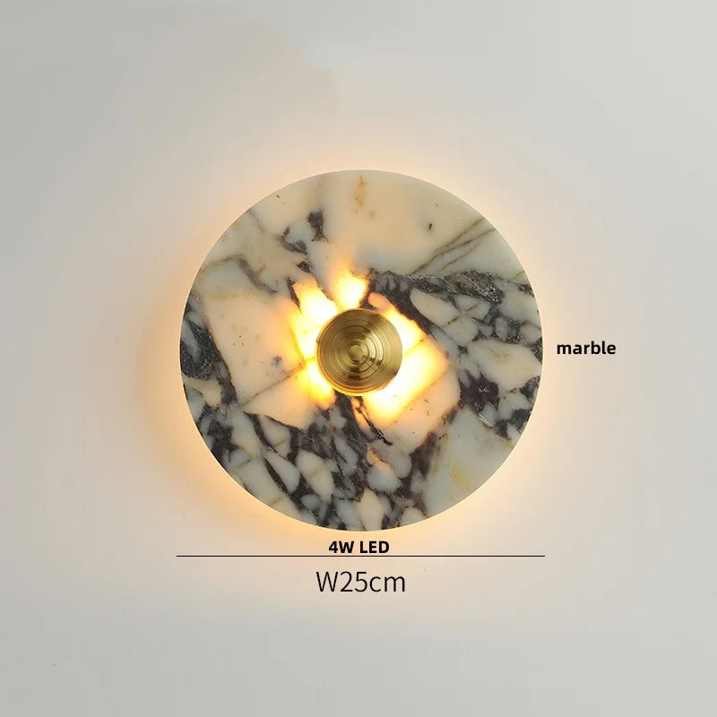 Sfera Marble Globe Sconce