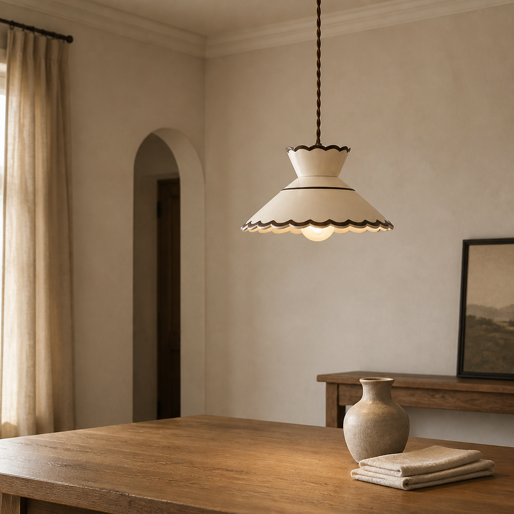 Provence Hand-Painted Pendant — lifestyle [autogen]