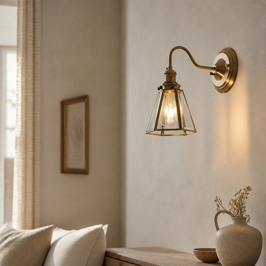 Azure Copper & Glass Sconce — lifestyle [autogen]