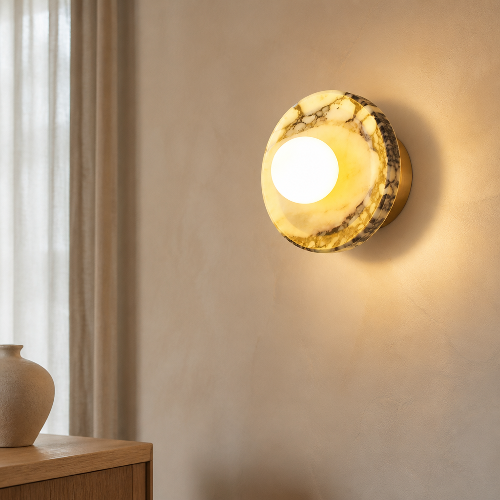Sfera Marble Globe Sconce — hero [autogen]