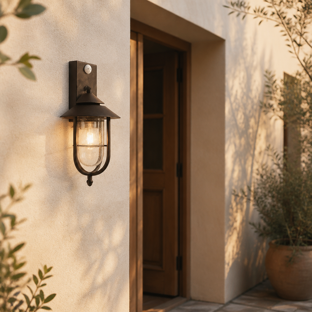 Sentinel Motion-Sensor Wall Light — lifestyle [autogen]