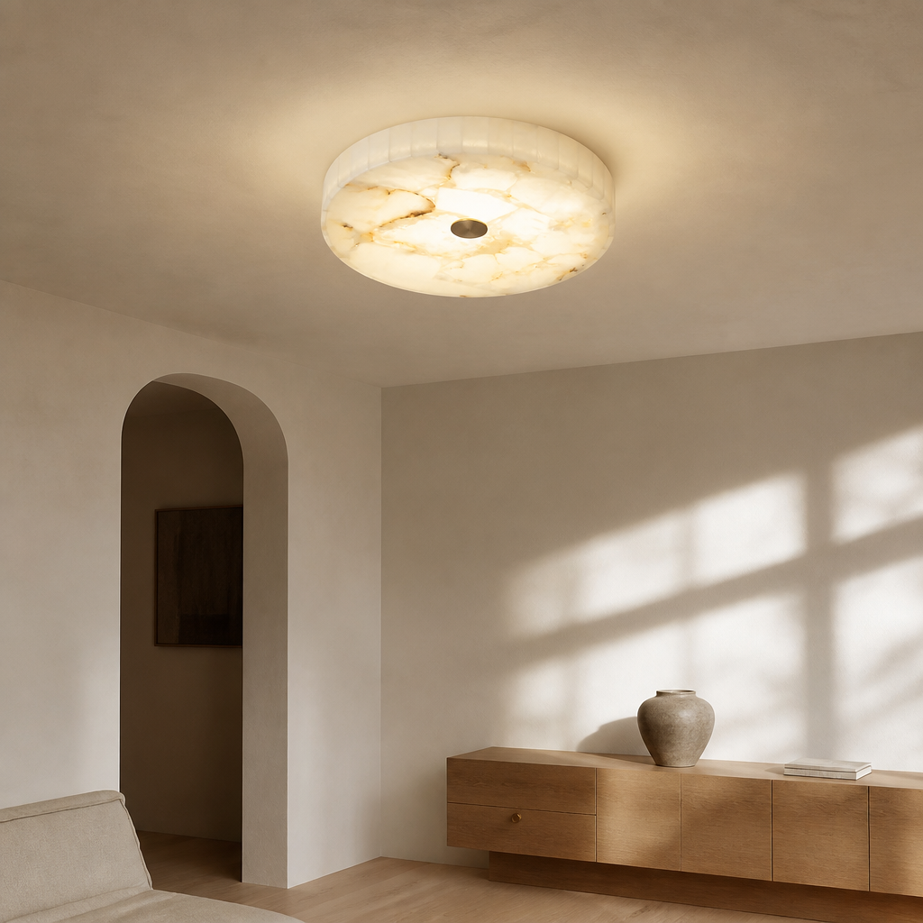Ibiza Alabaster Mosaic Lamp — lifestyle [autogen]