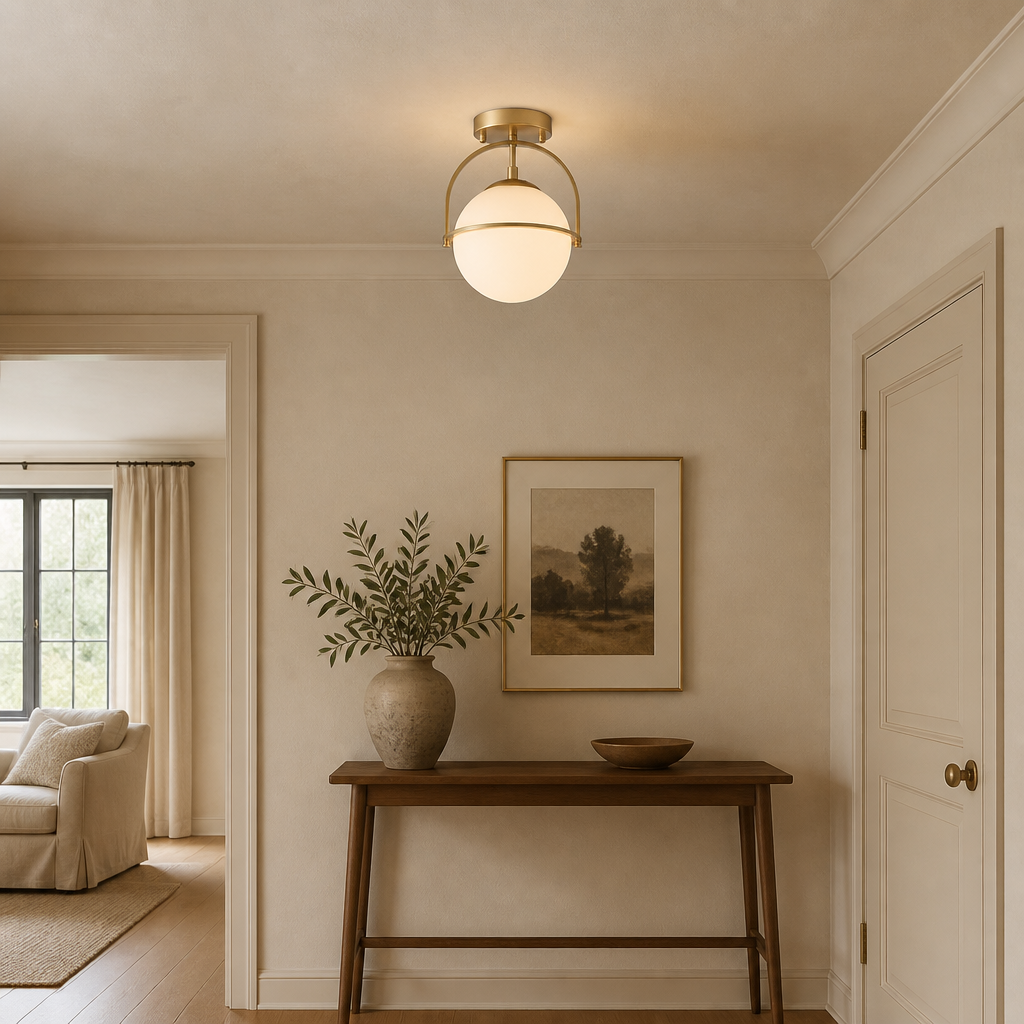 Opal Globe Ceiling Light — lifestyle [autogen]